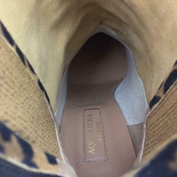 AQUAZZURA Saint Honore Jaguar Suede Bootie… - Picture 8 of 13